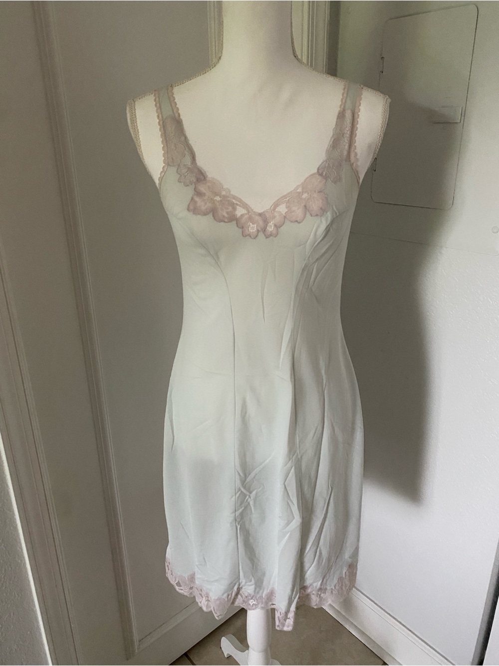 Vintage Parisian Loungewear Slip Dress